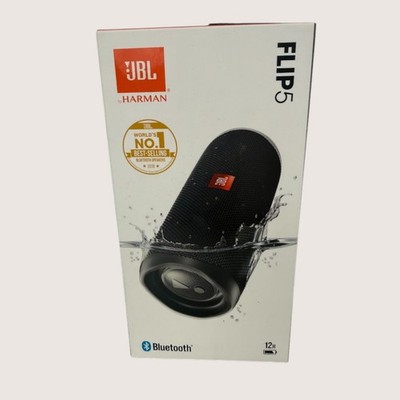 JBL Flip 5 Portable Waterproof Speaker - Midnight Black for sale