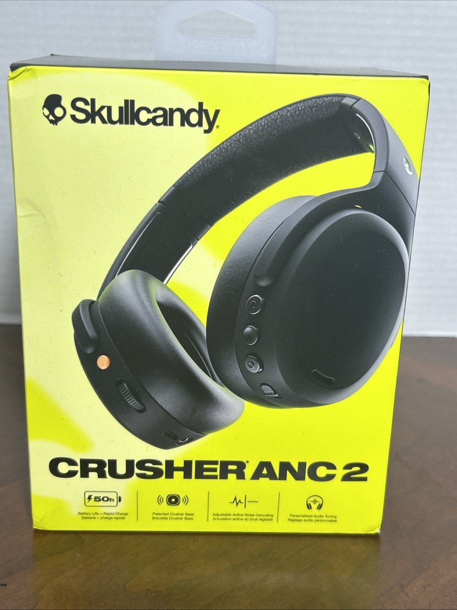 Skullcandy Crusher ANC 2 Bluetooth Wireless Headphones - Black