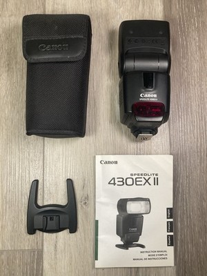 Very Good!! Canon SPEEDLITE 430EX II Shoe Mount Flash