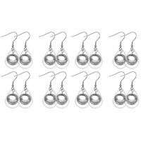 40 StüCke Diy Schmuck ZubehöR Diy Handgemachte Ohrhaken Tabletts Edelstahl