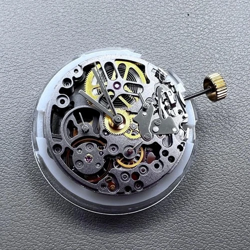 Dandong 4130 Black Hollow Automatic Mechanical Movement