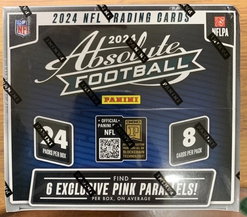 2024 Panini Absolute Football Factory Sealed Retail Box – 24 Packs, 192 Cards – NFL Trading Cards