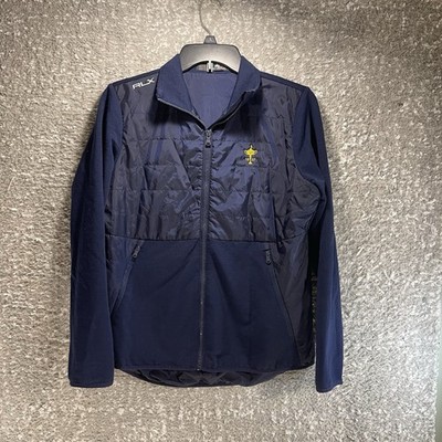 RLX Ralph Lauren Full Zip Jacket Navy Blue Small Pockets 