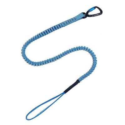 LIZARD Heavy Duty Tool Lanyard   Triple Lock Carabiner, HMPE Loop & Stretch W...