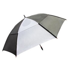  2 pack 68-inch Auto Open Vented Golf Umbrella, Black/White