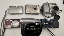 Digital Camera/camcorder Bundle Nikon Samsung Spares Repairs Parts