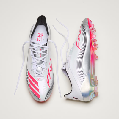 アディダス F50 MESSI ELITE FG adidas Soccer Cleats F50 MESSI ELITE FG Footwear White / Lucid Red