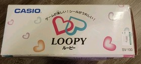 Casio Loopy My Seal Computer SV-100 Console - Games - Labels - Box - Working