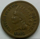 US 1882 Indian Head Cent  **