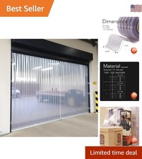 Vinyl Replacement Strip Curtain for Walk in Freezers, Coolers, Warehouse Do...