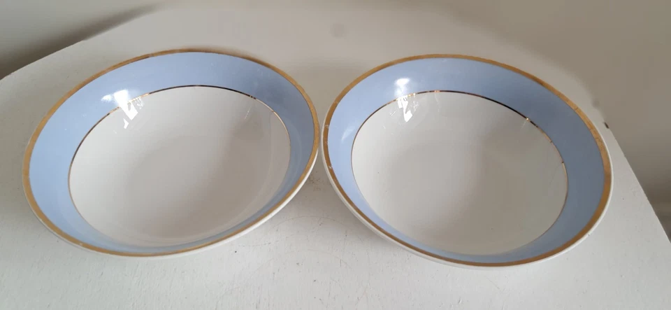 Royal Doulton Bruce Oldfield 2004 Soup/Cereal/Dessert Bowls  x2 - Image 2 of 4