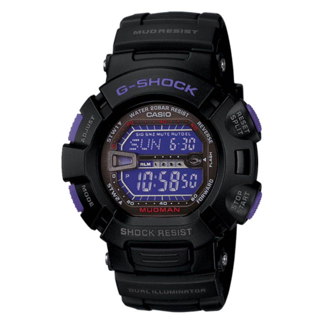 Brand New Casio G-Shock Men's Mudman Black and Purple Brand New Casio G-Shock Men's Mudman Black and Purple