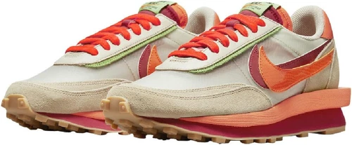 Nike LD Waffle Sacai CLOT Net Orange Blaze 2021 DH1347-100 Herren Größe 9