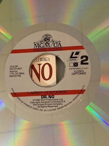 007 James Bond Dr No Laserdisc Sean Connery - Picture 9 of 10