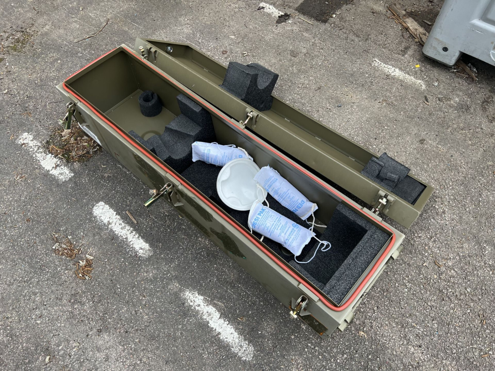 Ammo Box. Javelin Missile Crates. Gun Locker. Trailer Tool Locker 'B' Grade eBay
