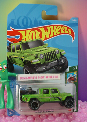 2021 i Hot Wheels '20 JEEP GLADIATOR Rubicon #117  green;cycles HW GETAWAYS 