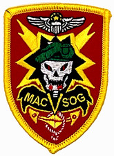 MAC-V SOG MILITARY ASSISTANCE COMMAND VIETNAM VETERAN IRON ON PATCH EE-175