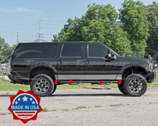 2000-2005 Ford Excursion Rocker Panel Trim Door Cover No Body Cladding 8 8pc 2000-2005 Ford Excursion Rocker Panel Trim Door Cover No Body Cladding 8 8pc