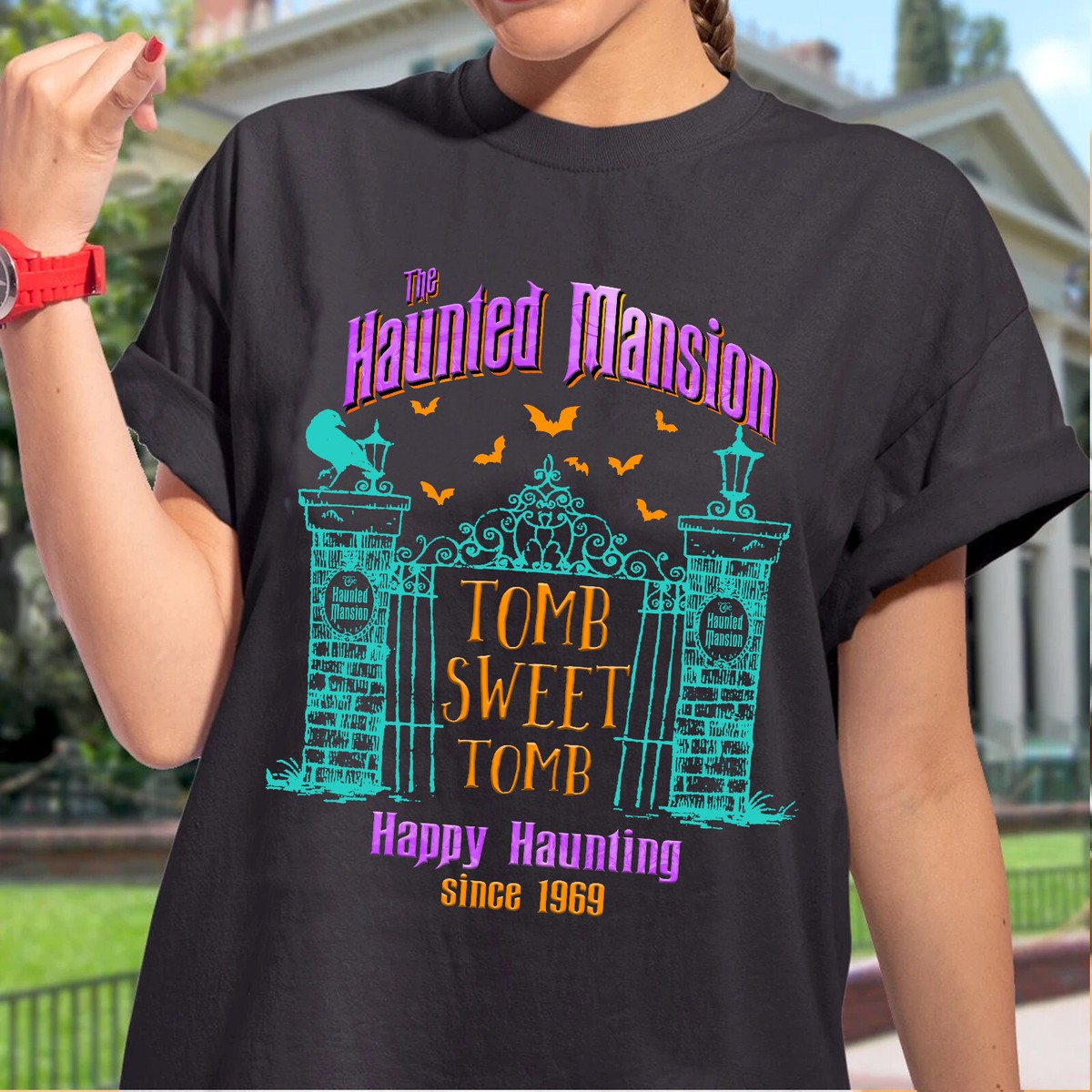 Disney Haunted Mansion Happy Hauting Since 1969 Unisex Adult