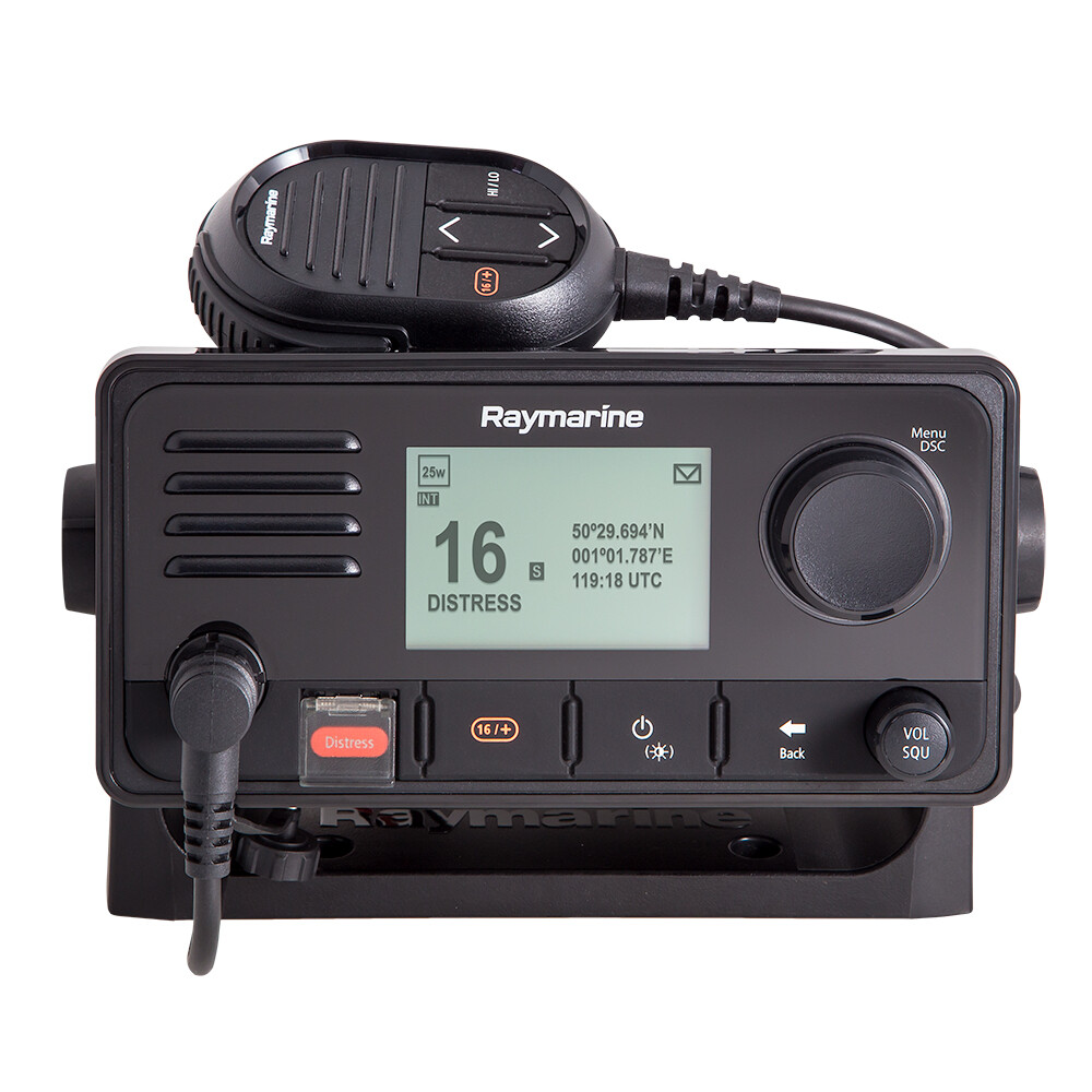 RAYMARINE RAY63 DUAL STATION VHF RADIO W/GPS MFG# E70516