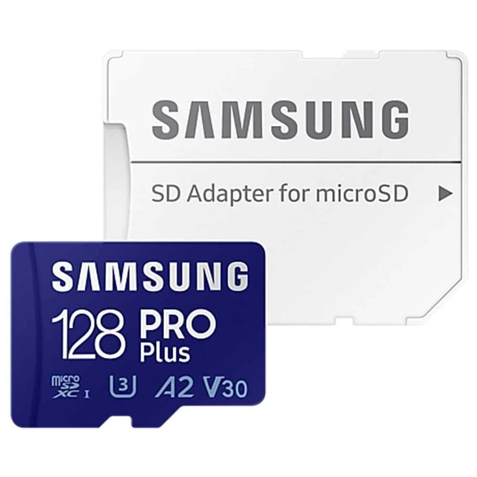 Samsung PRO PLUS microSD card 180MBs U3, V30, A2, & adapter 128GB MB-MD128SA/EU - Image 3 of 4
