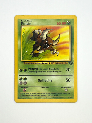 Pokmon TCG - Pinsir 25/64 - Rare Unlimited - Jungle | eBay Pokmon TCG - Pinsir 25/64 - Rare Unlimited - Jungle | eBay