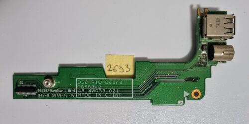 Dell INSPIRON 1525 DS2 RIO Laptop Parts  S-Video USB SIM Slot 48.4w033.021 - Imagen 1 de 1