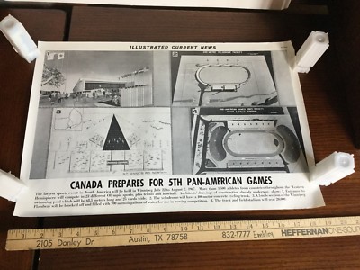 Illustrated Current News Photo - Canada Pan American Games 1967 Winnipeg Sports