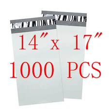 1000 PCS 14x17  2.5Mil Poly Mailers Plastic Envelopes Shipping Bags