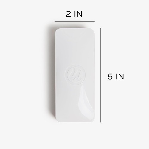 U Brands Magnetic Dry Erase Board Felt Eraser, White, Modern Design, Lightweight - Picture 3 of 6