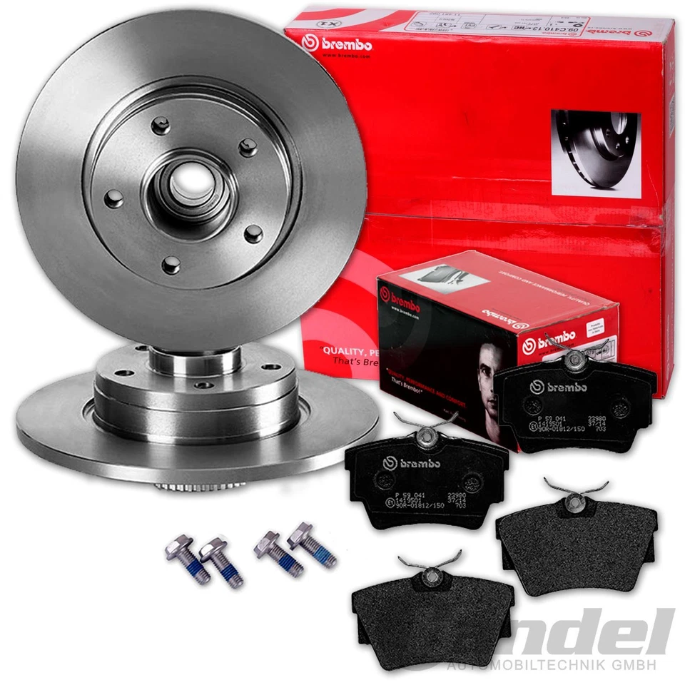 BREMBO Discos de Freno + Pastillas Delant. Trasero Apto para Renault Trafic Opel - Imagen 4 de 4
