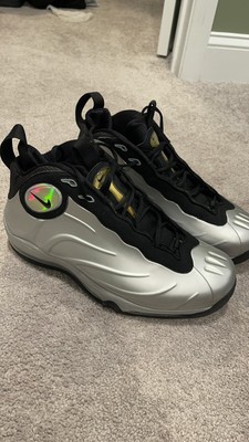 nike total air foamposite max silver