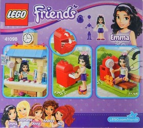 LEGO Friends&nbsp;41098 Emma's Tourist Kiosk Set Emma Mini-Doll Shop Clock Sealed NEW