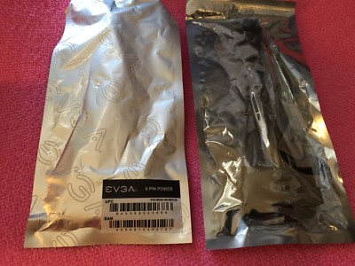 4 Pcs  ATX IDE Molex Power Dual 4 To 6 Pin PCI express VGA Cable ,Original  EVGA