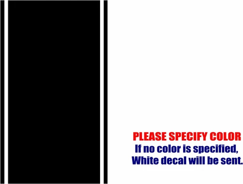 6inches Racing Stripe Decal Sticker Rally Race Racing Vinyl Car Truck Body Hood 