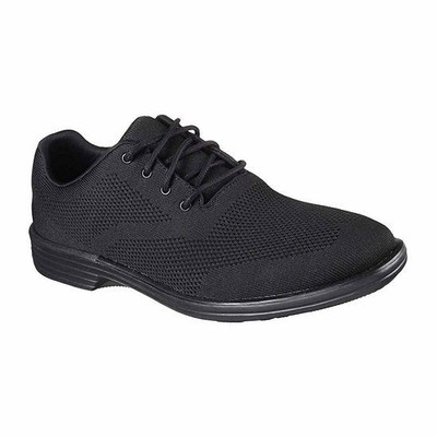 skechers black dress shoes