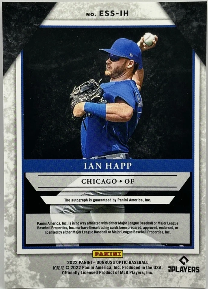 Panini Donruss Optic 2022 - The Elite Series Signatures Ian Happ #ESS-IH (AU) Foto 2 de 2