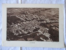 ANCIENNE PLANCHE CARTONNEE +- 1930 LA FLECHE SARTHE 72
