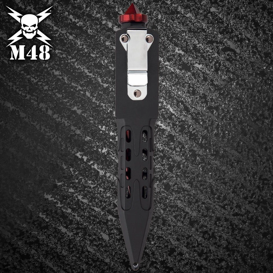 Cuchillo Bota Espiral M48 Cardinal Sin, Incluye Funda Cinturón Vortec, 10 1/2" Total Foto 4 de 4