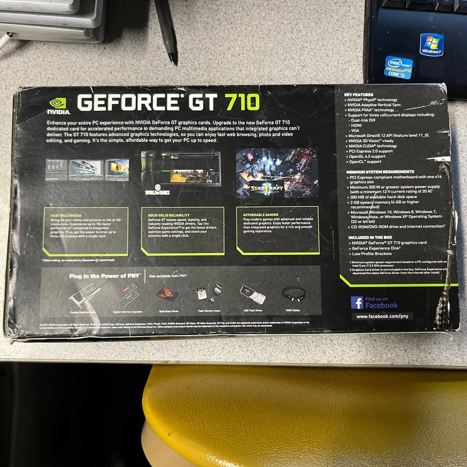 New PNY VERTO GeForce GT610 Graphics Card 1024MB DDR3 VGA DVl HDMI - Image 2 of 4