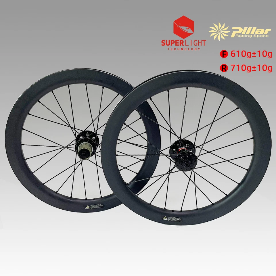 AIRWOLF 20 Zoll 406/451 Carbon-Klapprad Laufradsatz Fahrradfelgen Novatec791/792 - Bild 3 von 4