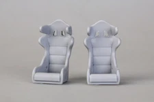 Hobby Design HD03-0356 1/18 PRO-ADV Racing Seats (2pcs) (Resin+PE+Decals)