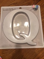 Koala Baby White Uppercase Wall Letter Q Ships N 24h