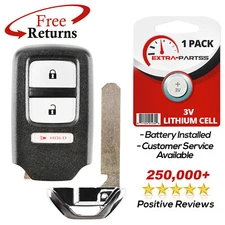 Remote Keyless Entry Smart Fob Remote Replacement For Honda 3b (A2C97488400)