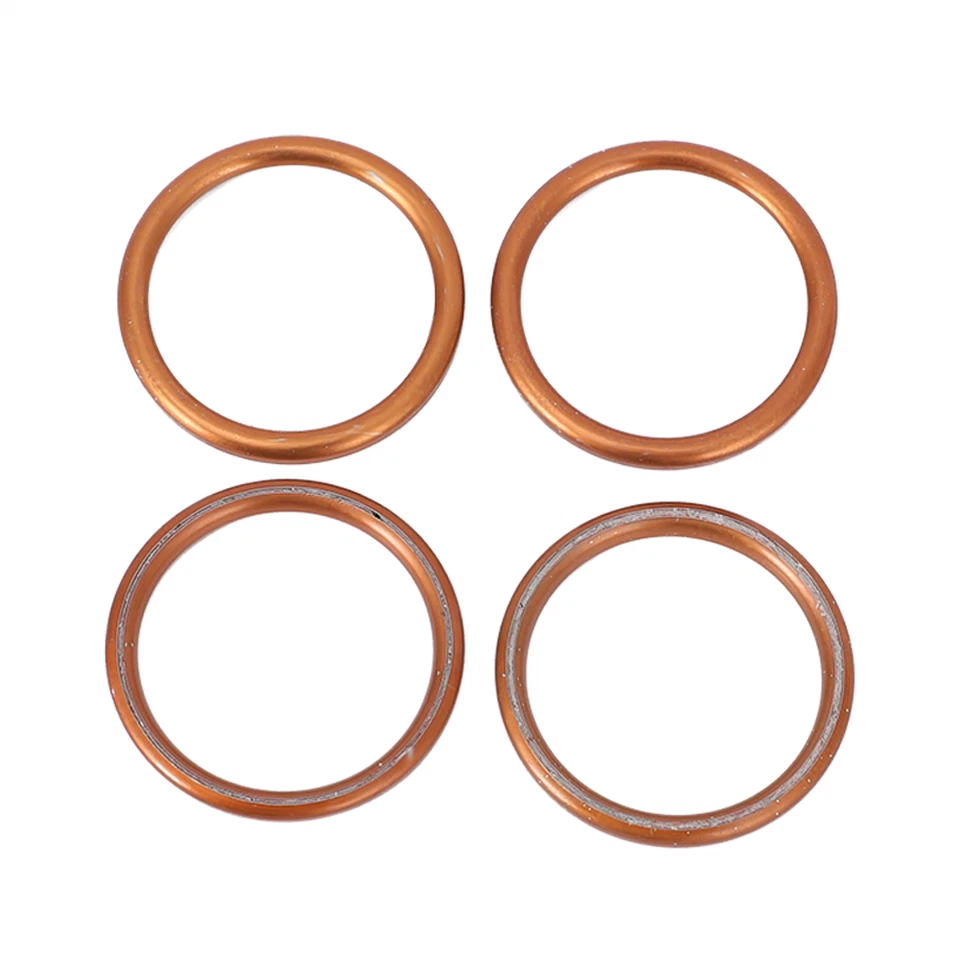 4pc Exhaust Gaskets 18291-MN4-920 For Honda CB650 VF750C VF1000 VF1100 CBR600RR - Изображение 4 из 4