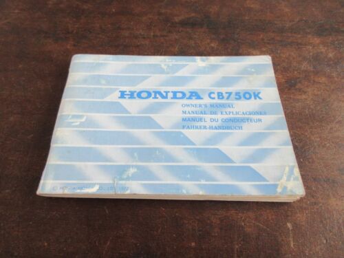 Honda CB750 K7 CB750K CB750K7 1977 Owner's manual Fahrer-Handbuch - Bild 1 von 11