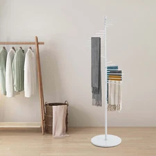 Freestanding Metal Scarf Display Rack, Spiral Display Rack 1.7m Hijab Organizer