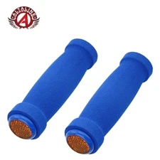 ALTALINE BICYCLE  127MM LONG SHORT RUBBER FOAM GRlPS BLUE 7/8" (22.2mm) Diameter