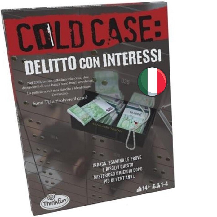 ThinkFun Cold Case 3: Delitto con Interessi, Gioco Investigativo per ...