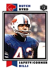 ACEO BUTCH BYRD BUFFALO BILLS CUSTOM HAND MADE ART CARD